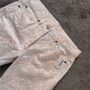 Cynthia Steffe Cream Straight Leg Jeans